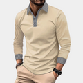 Polo manches longues coupe décontractée au style intemporel homme – Temple