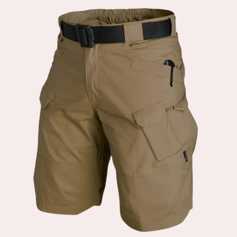 Short cargo à poches zippées