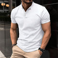 Polo slim col boutonné coupe ajustée silhouette athlétique homme – Agen
