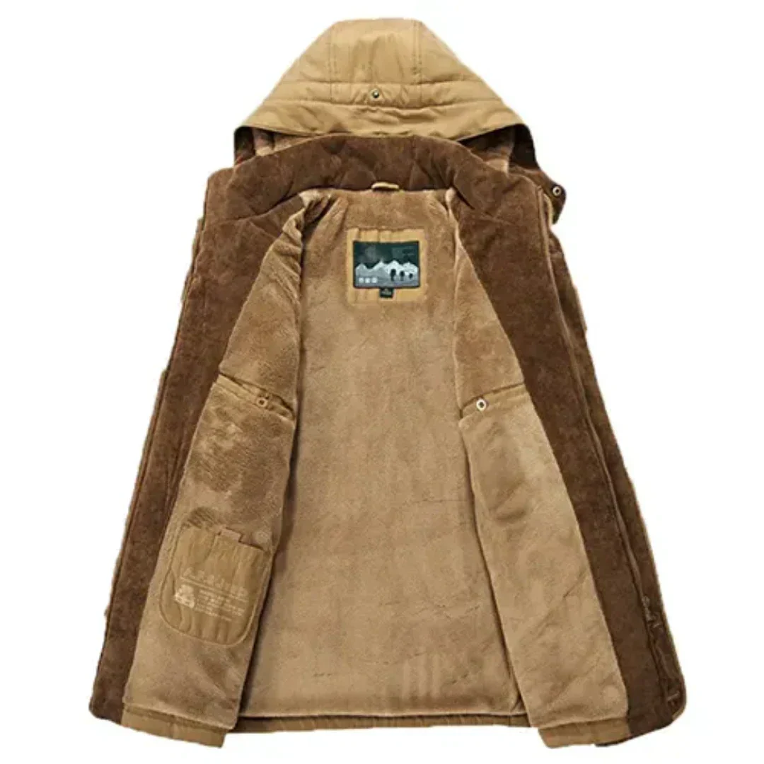 Parka doublée polaire chaude et fonctionnelle au style intemporel homme – Rosiers