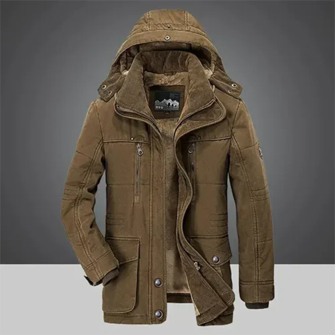Parka doublée polaire chaude et fonctionnelle au style intemporel homme – Rosiers