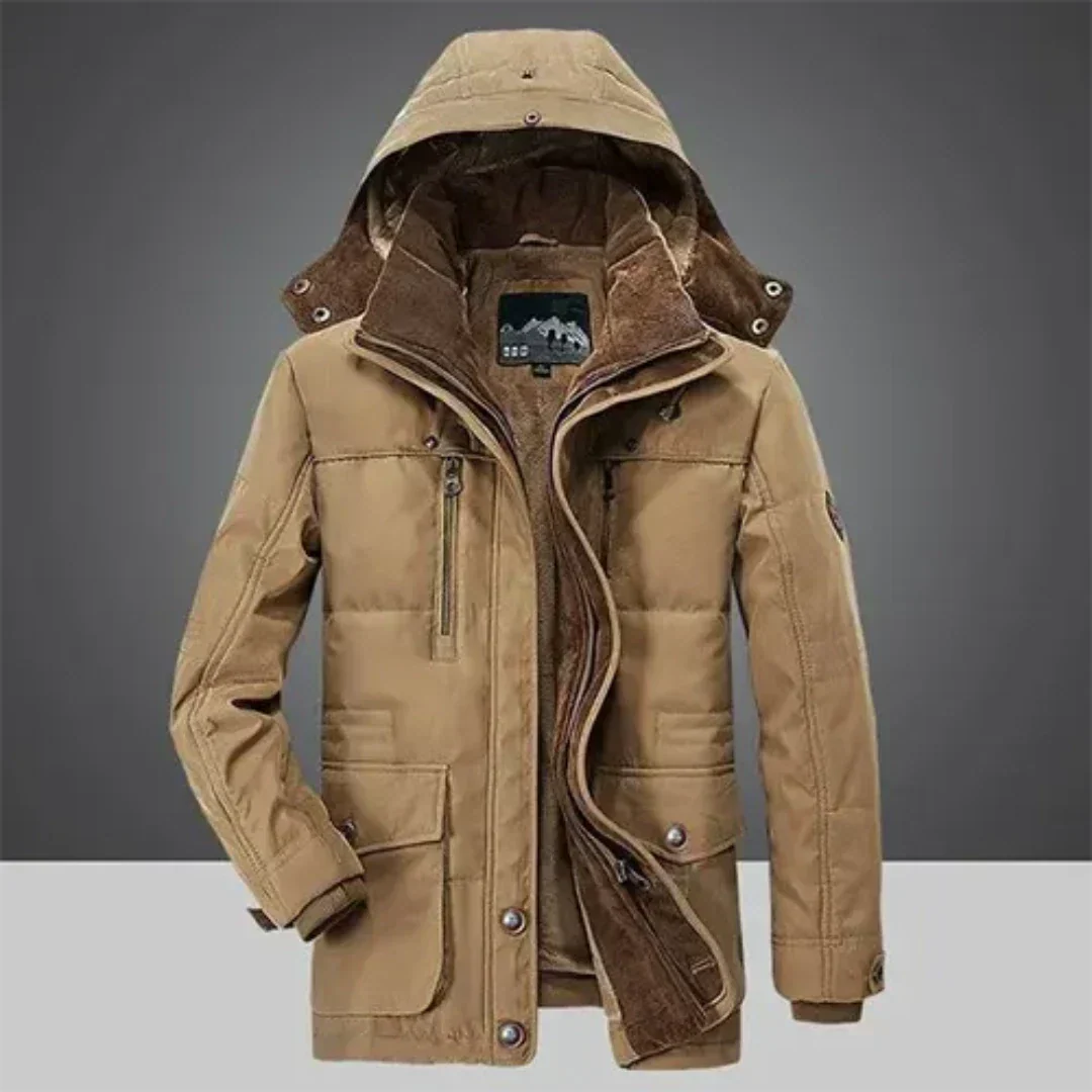 Parka doublée polaire chaude et fonctionnelle au style intemporel homme – Rosiers