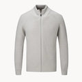 Cardigan en cachemire à col montant et zip intégral douceur raffinée homme – La Tremblade