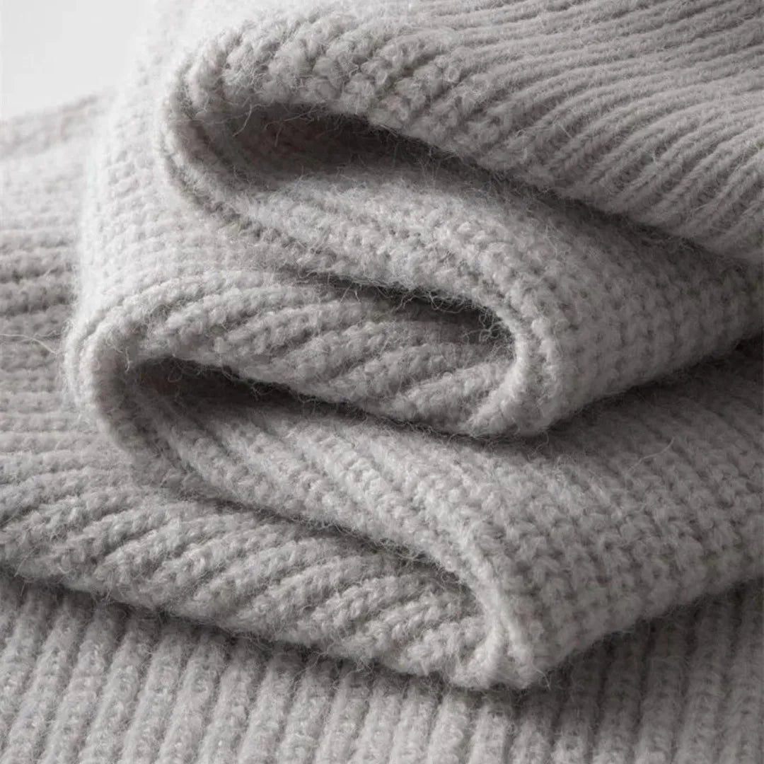 Cardigan en cachemire à col montant et zip intégral douceur raffinée homme – La Tremblade