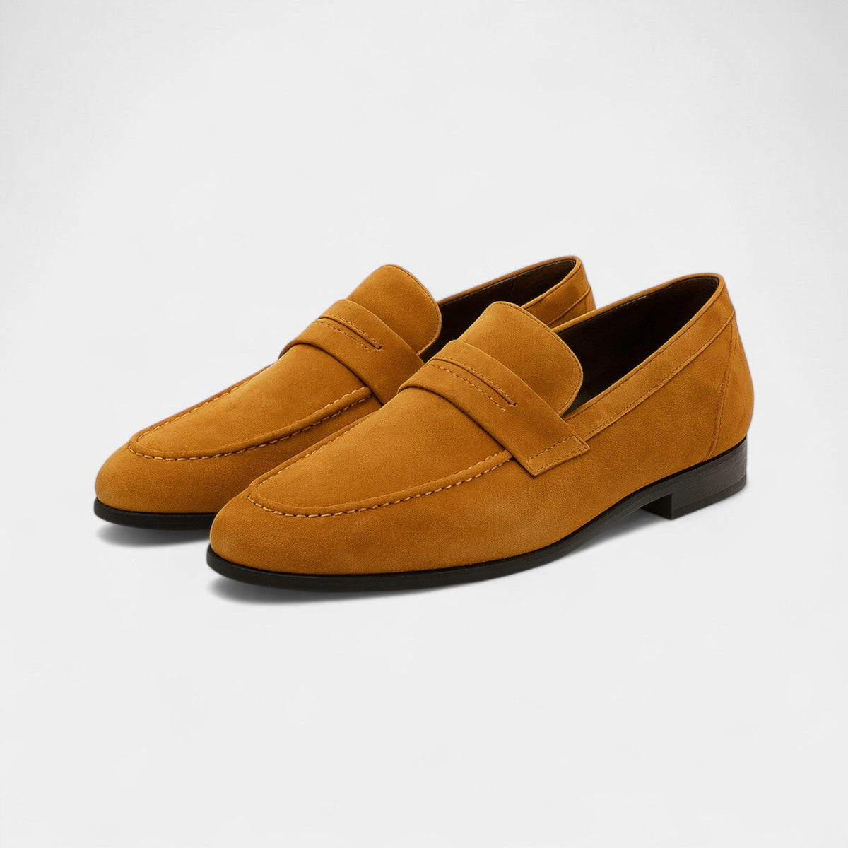 Mocassins en daim coupe basse au style intemporel homme – Briançon
