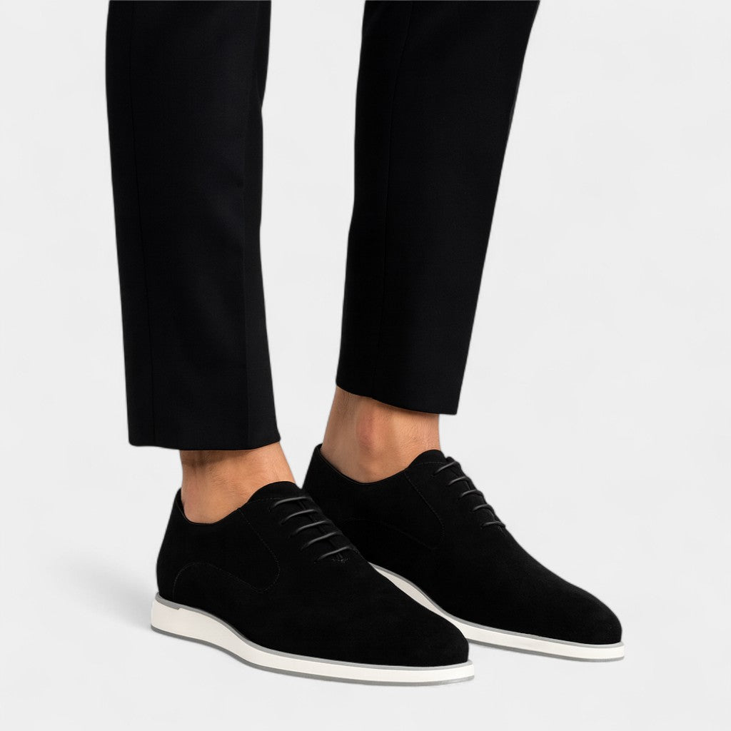 Chaussures à lacets en cuir style business silhouette structurée homme – Moissac