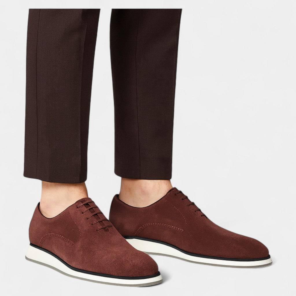 Chaussures à lacets en cuir style business silhouette structurée homme – Moissac