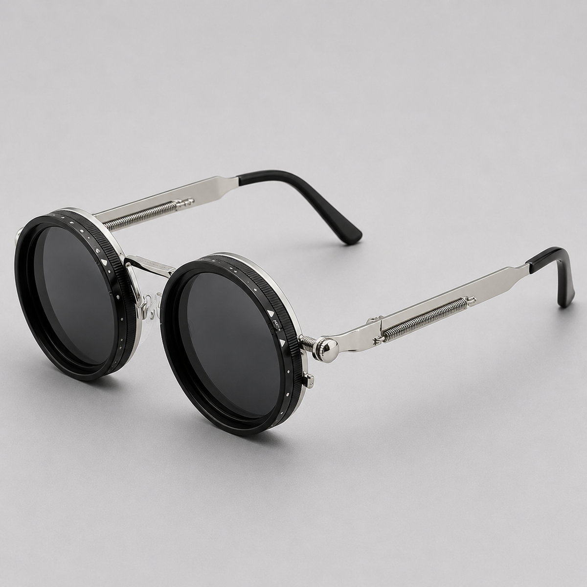 Lunettes de soleil rondes monture fine au style intemporel homme – Goult