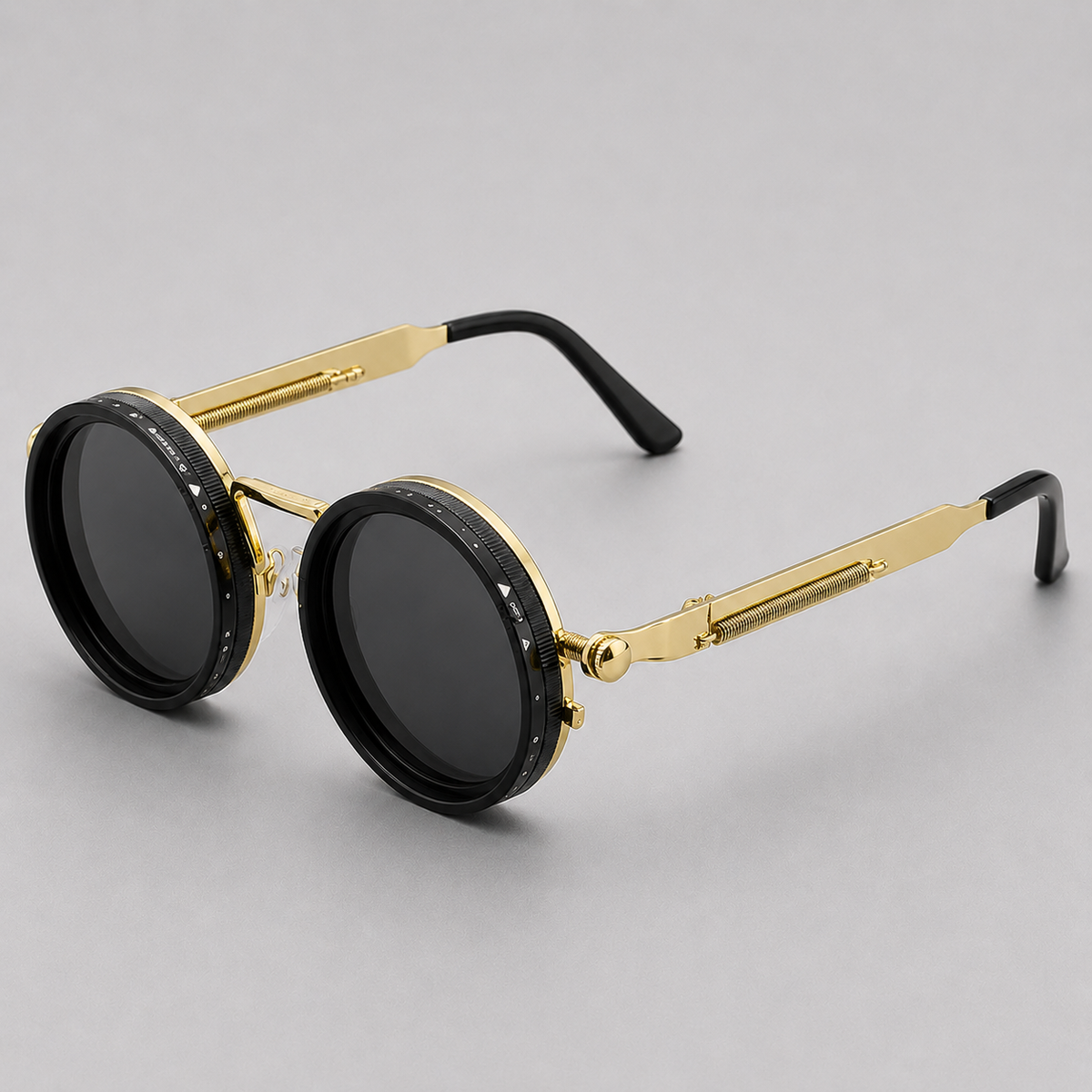 Lunettes de soleil rondes monture fine au style intemporel homme – Goult