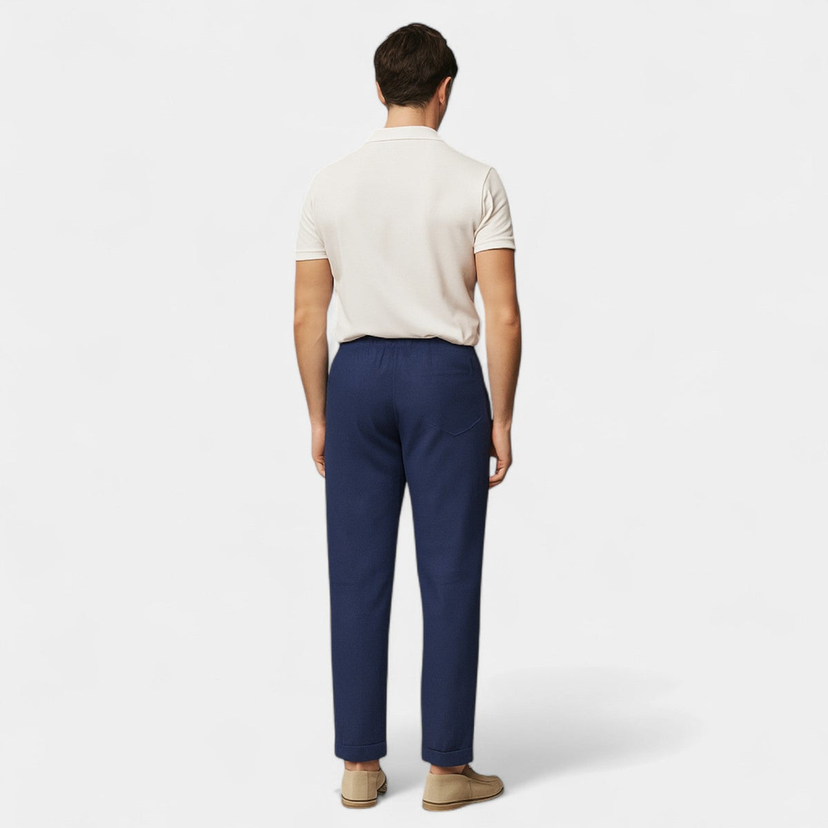 Pantalon d'été en lin coupe ample silhouette détendue homme – Sarlat