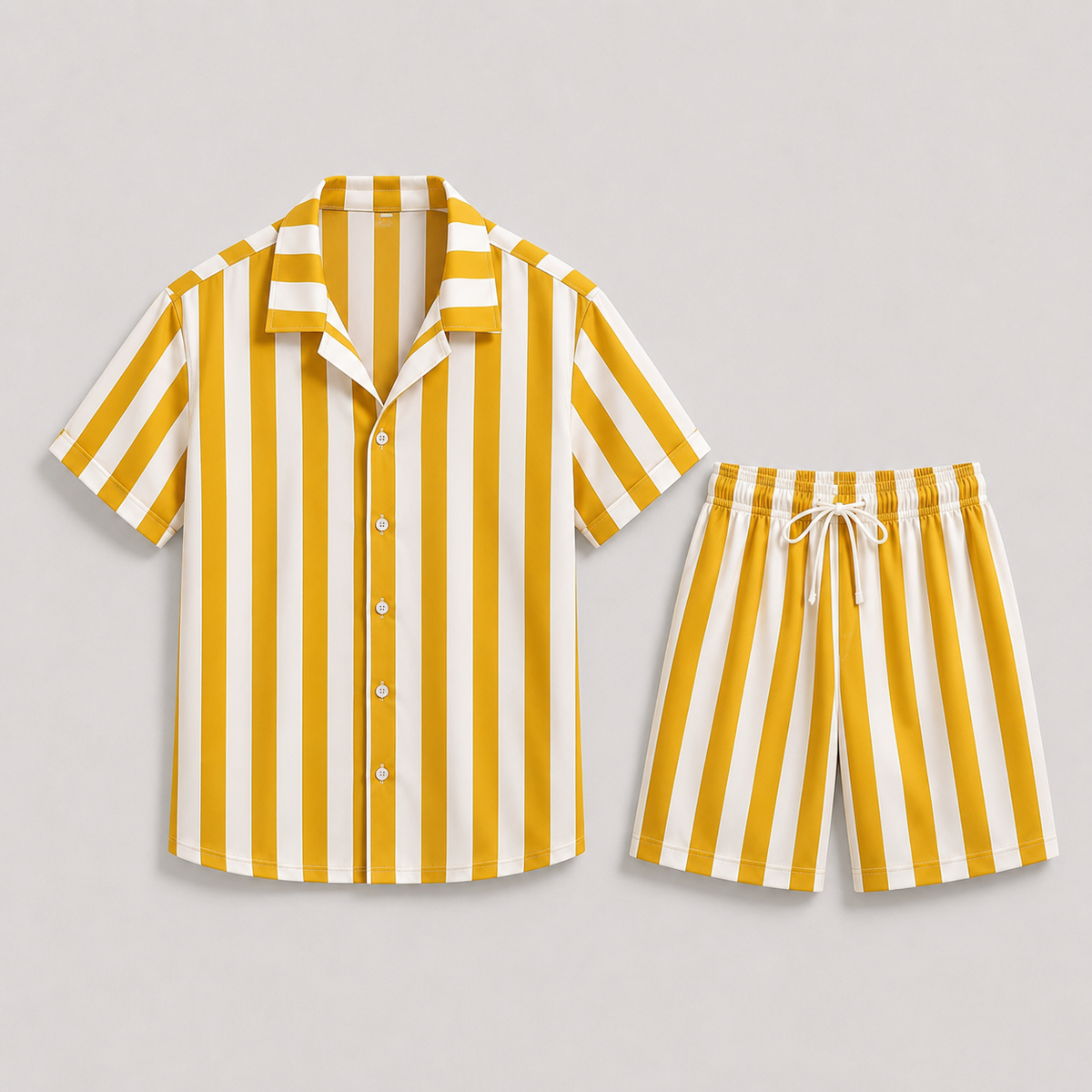 Ensemble T-shirt et short rayé manches courtes homme – Capbreton