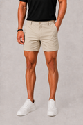 Short chino coupe droite finitions nettes au style intemporel homme – Condé