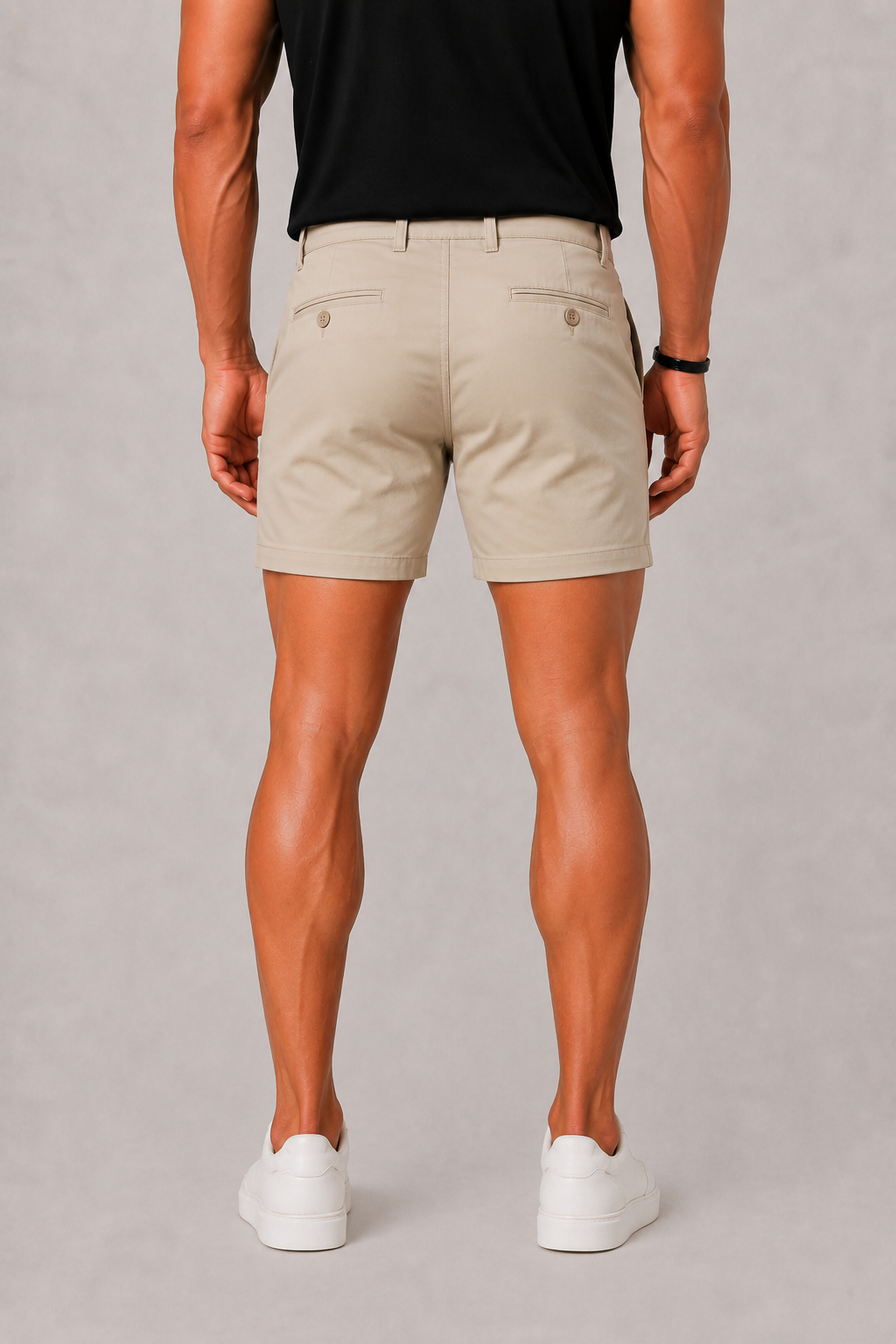 Short chino coupe droite finitions nettes au style intemporel homme – Condé