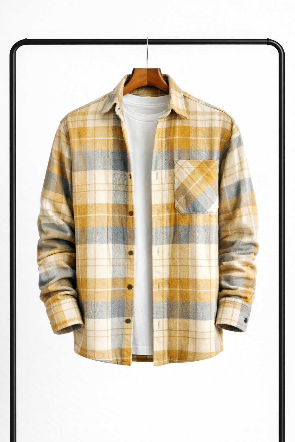 Surchemise à carreaux chaude doublure confortable homme – Sully