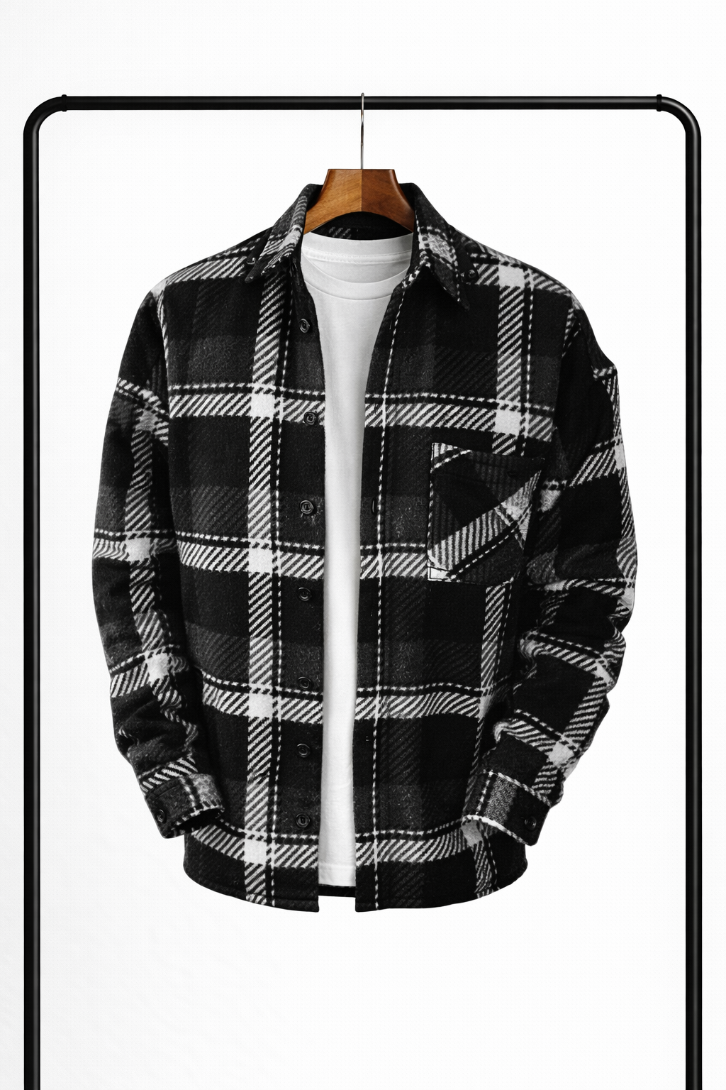 Surchemise à carreaux chaude doublure confortable homme – Sully