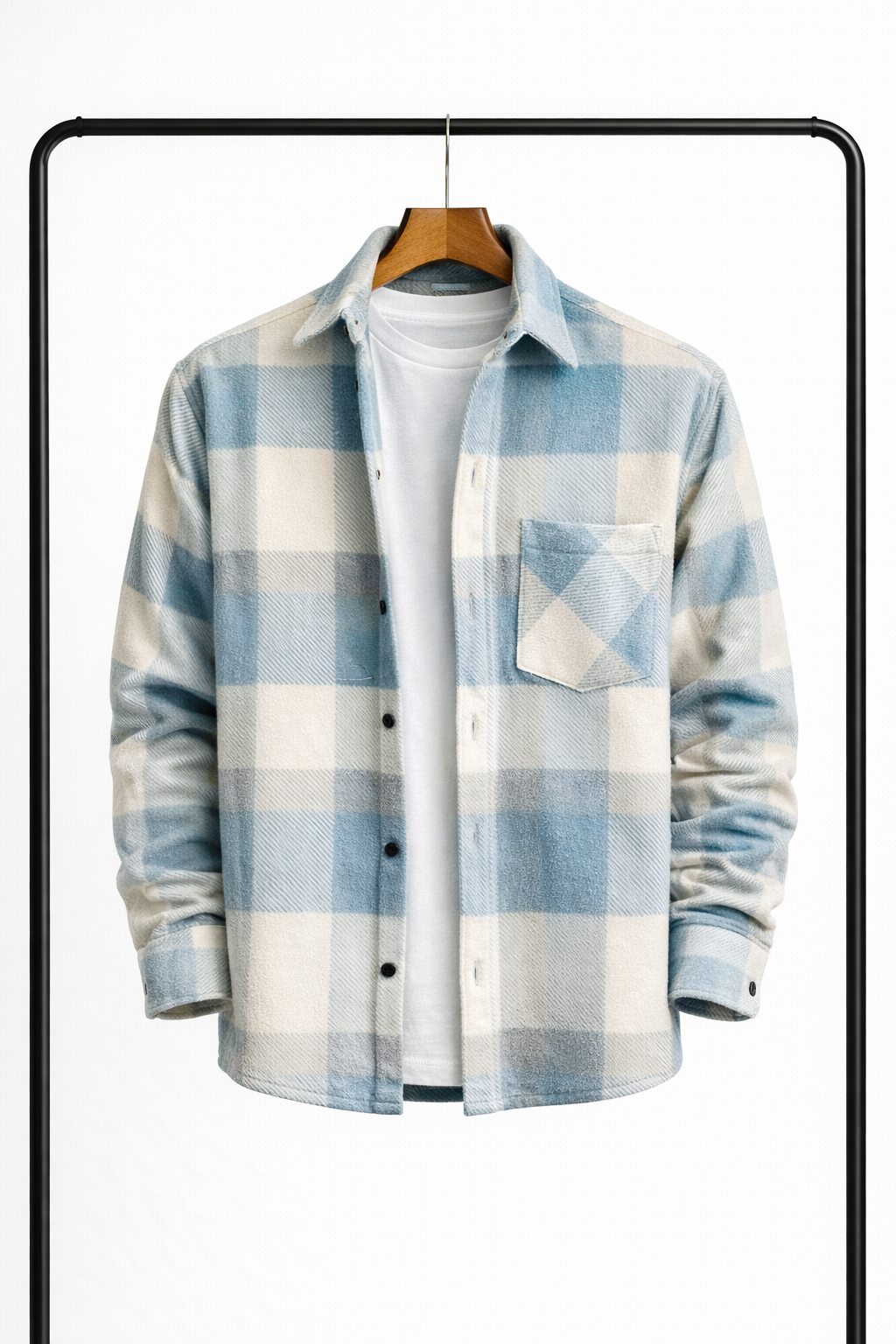 Surchemise à carreaux chaude doublure confortable homme – Sully