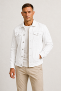 Veste en denim coupe nette pour la mi-saison homme – Sainte-Mère-Église