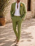 Costume en lin ajusté pour grandes occasions homme – Raynouard