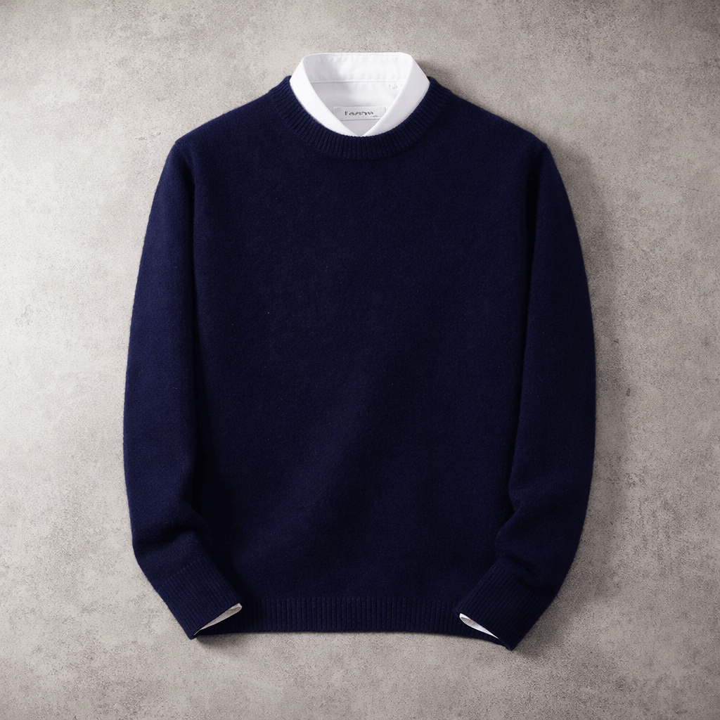 Pull col rond en maille douce
