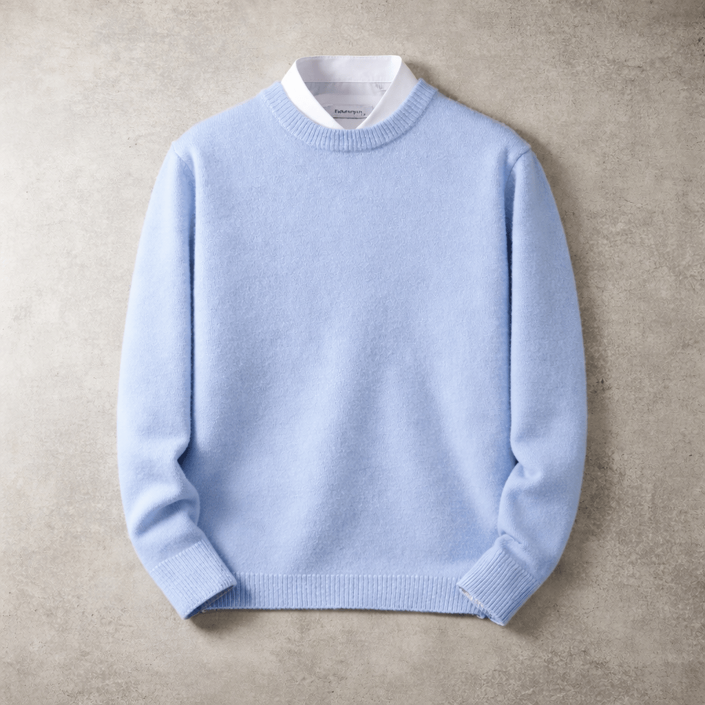 Pull col rond en maille douce