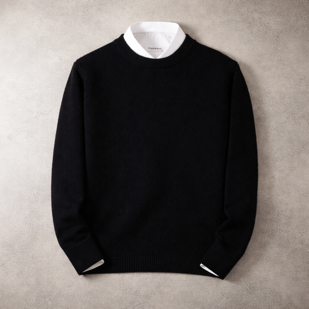 Pull col rond en maille douce