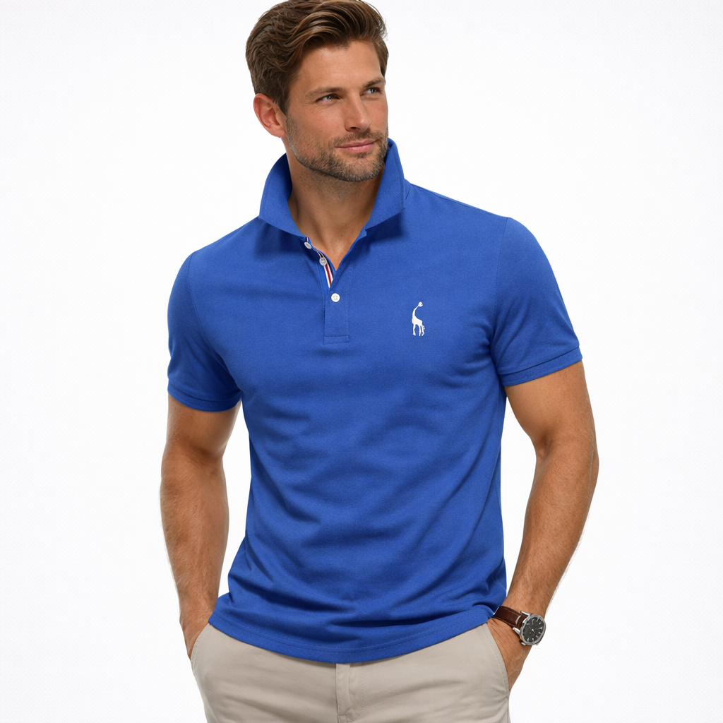 Polo d'été élégant respirant au style intemporel homme – Malaquais
