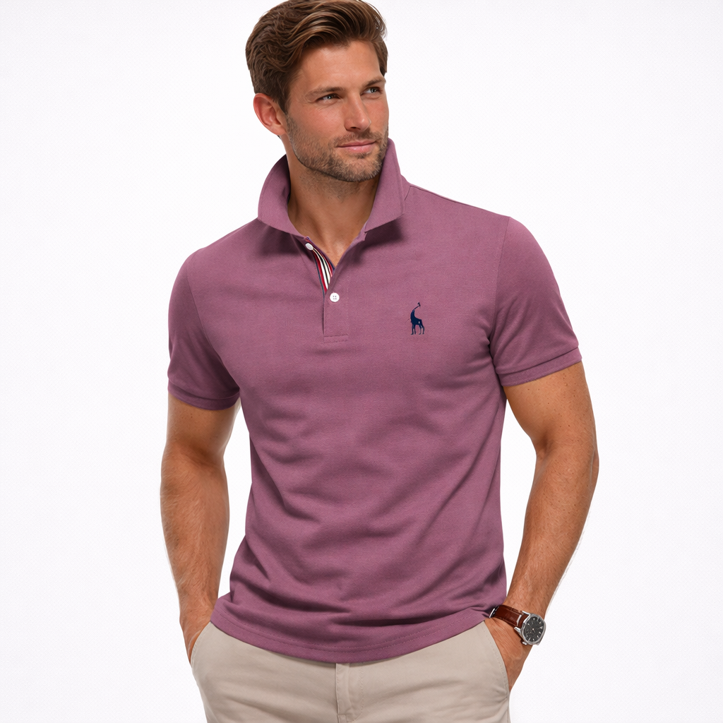 Polo d'été élégant respirant au style intemporel homme – Malaquais