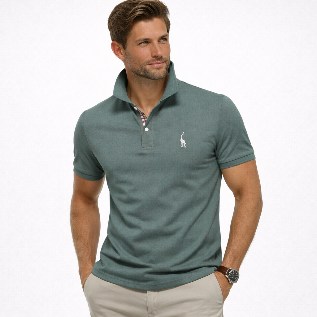 Polo d'été élégant respirant au style intemporel homme – Malaquais