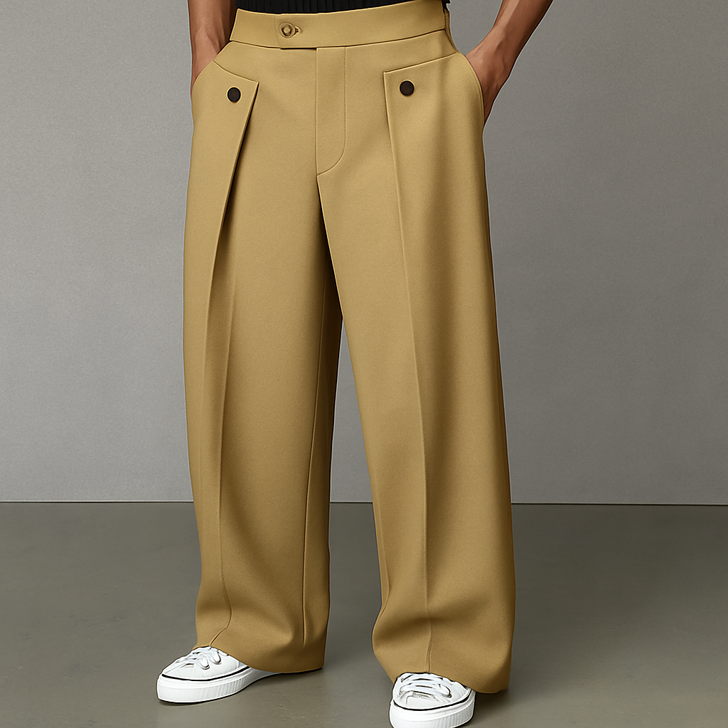 Pantalon tendance coupe souple confort élégant homme – Camembert