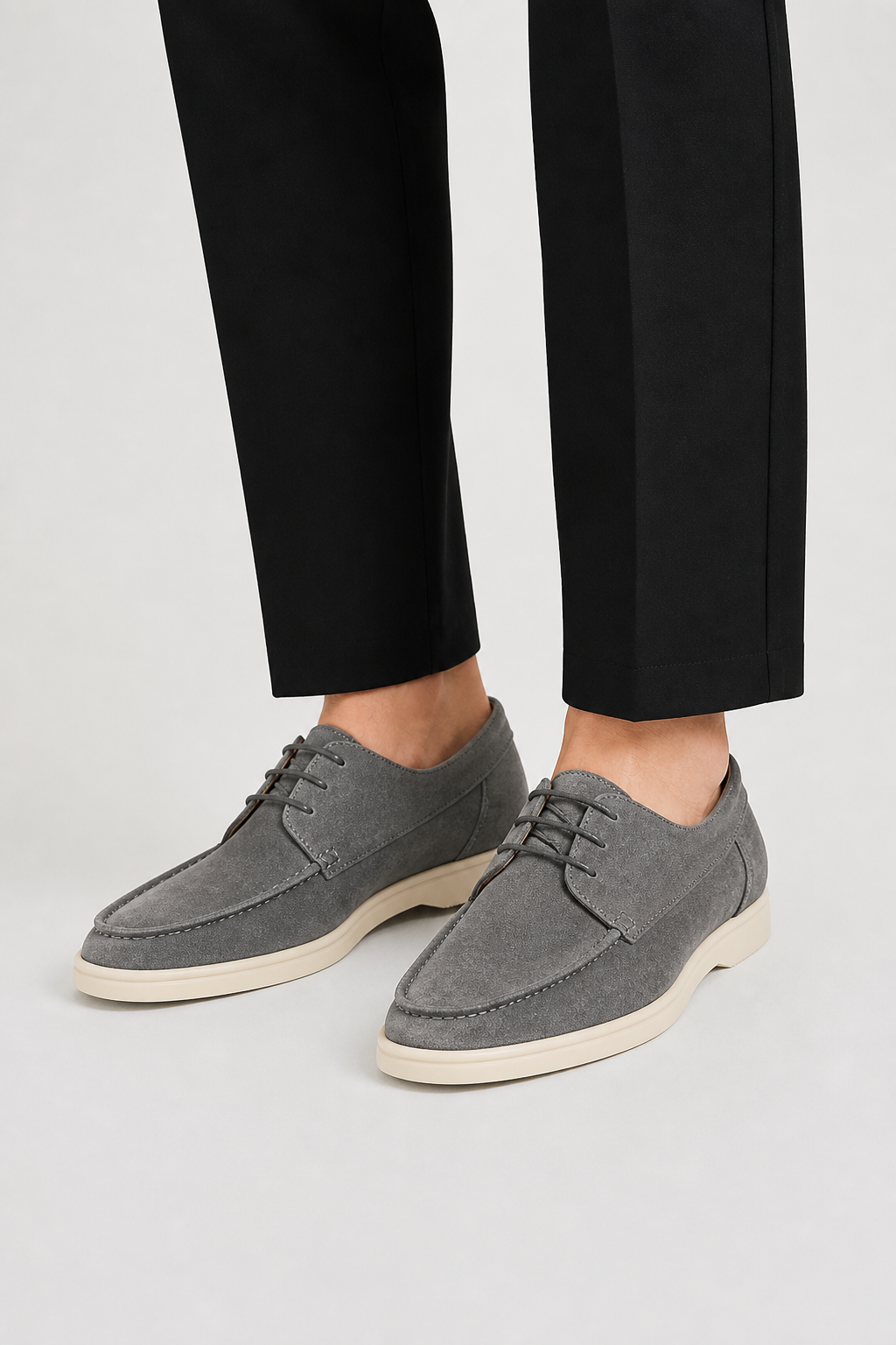 Mocassins en toile à lacets au style intemporel homme – Vaneau