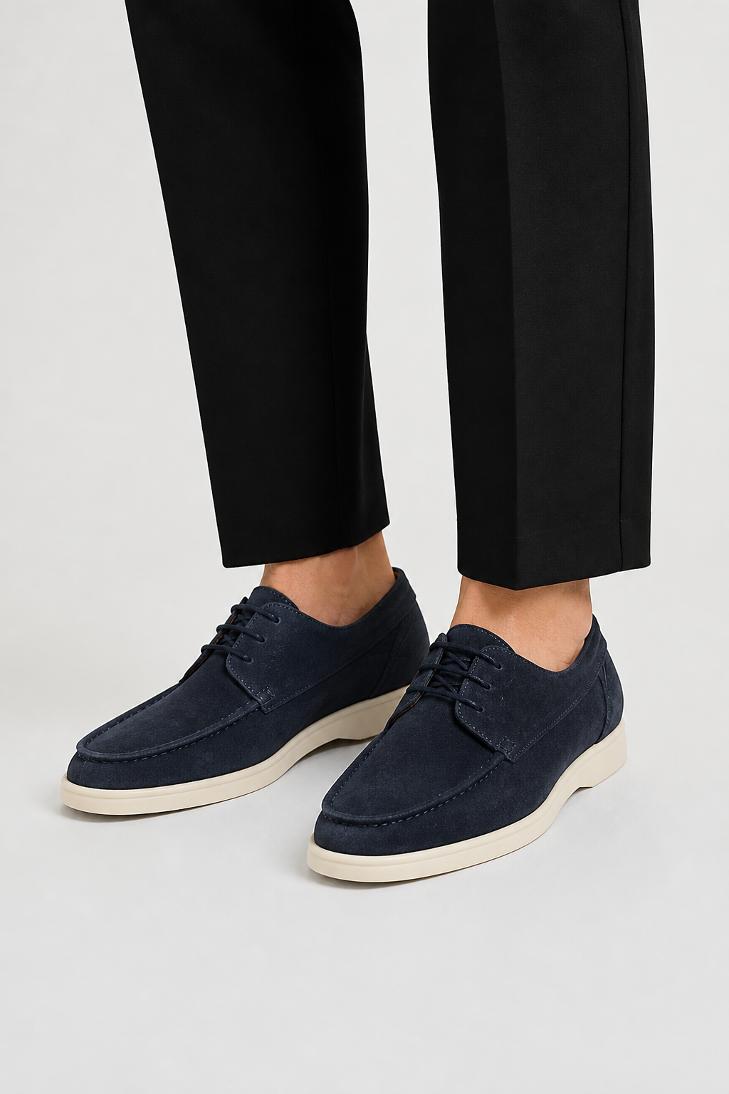 Mocassins en toile à lacets au style intemporel homme – Vaneau