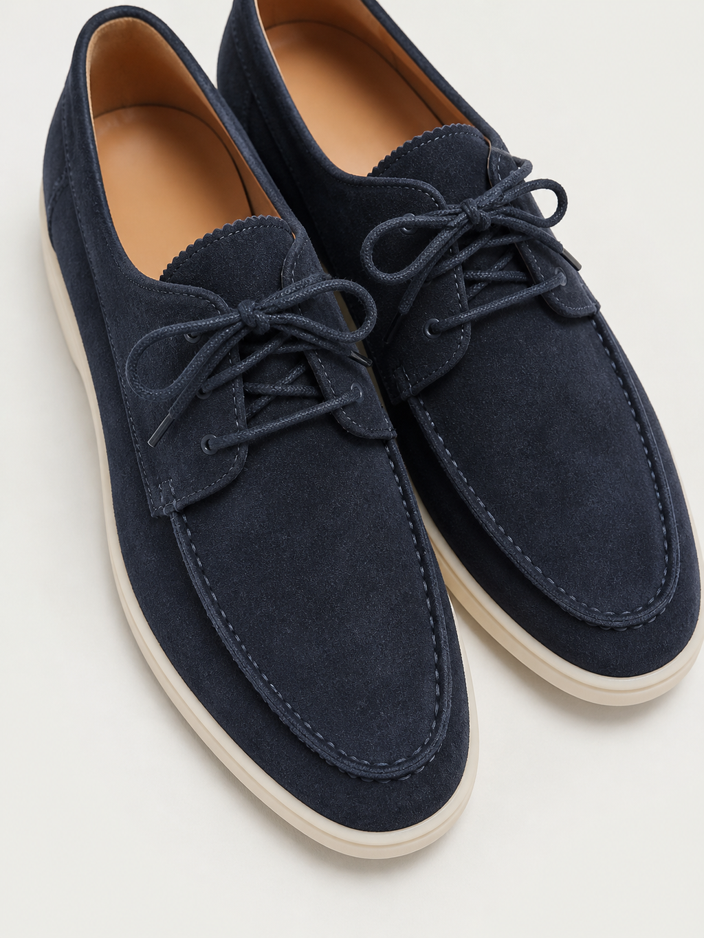 Mocassins en toile à lacets au style intemporel homme – Vaneau