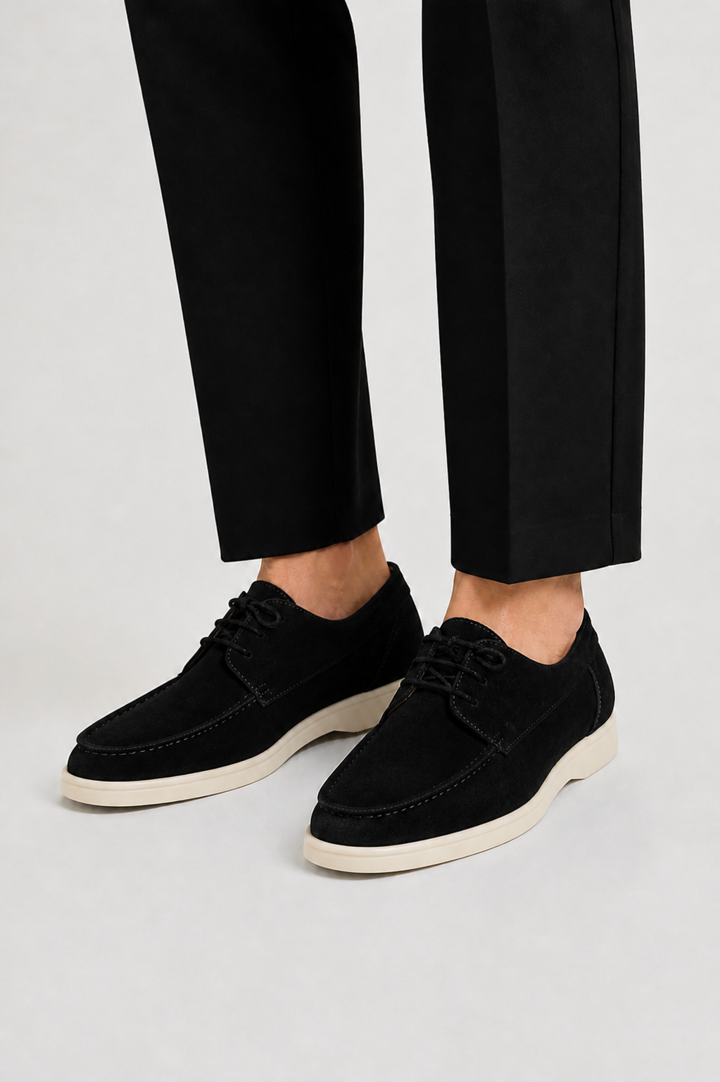 Mocassins en toile à lacets au style intemporel homme – Vaneau