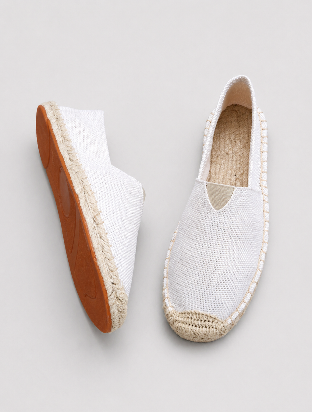 Mocassins espadrilles sans lacets légers été allure sobre homme – Noyers