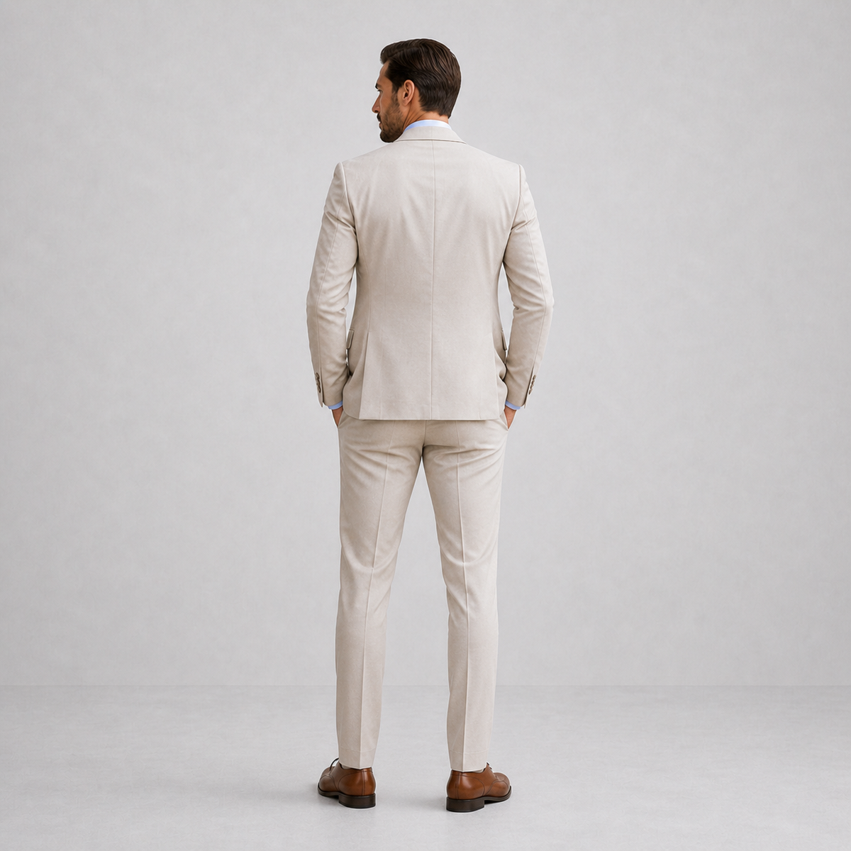 Costume trois pièces avec gilet assorti