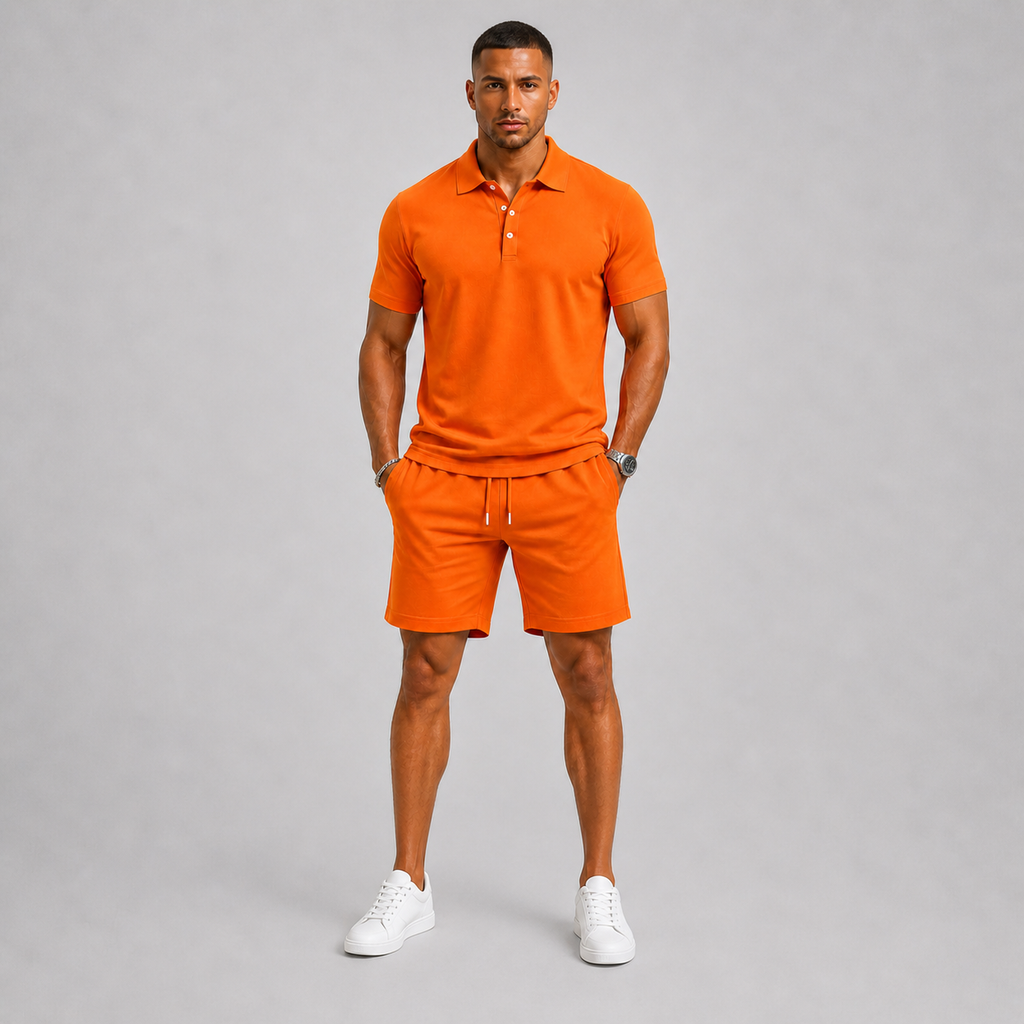 Ensemble sport haut et short pour l'été au style intemporel homme – Joubert