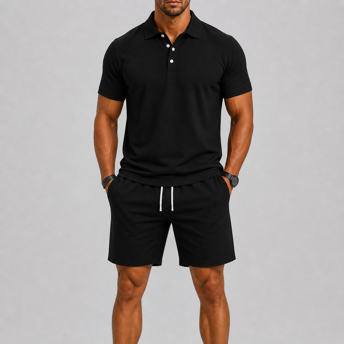 Ensemble sport haut et short pour l'été au style intemporel homme – Joubert
