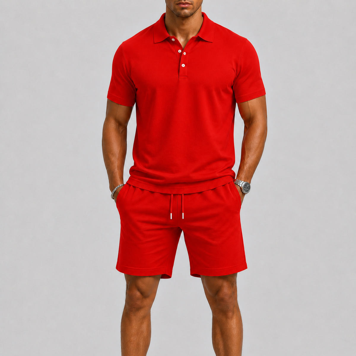 Ensemble sport haut et short pour l'été au style intemporel homme – Joubert