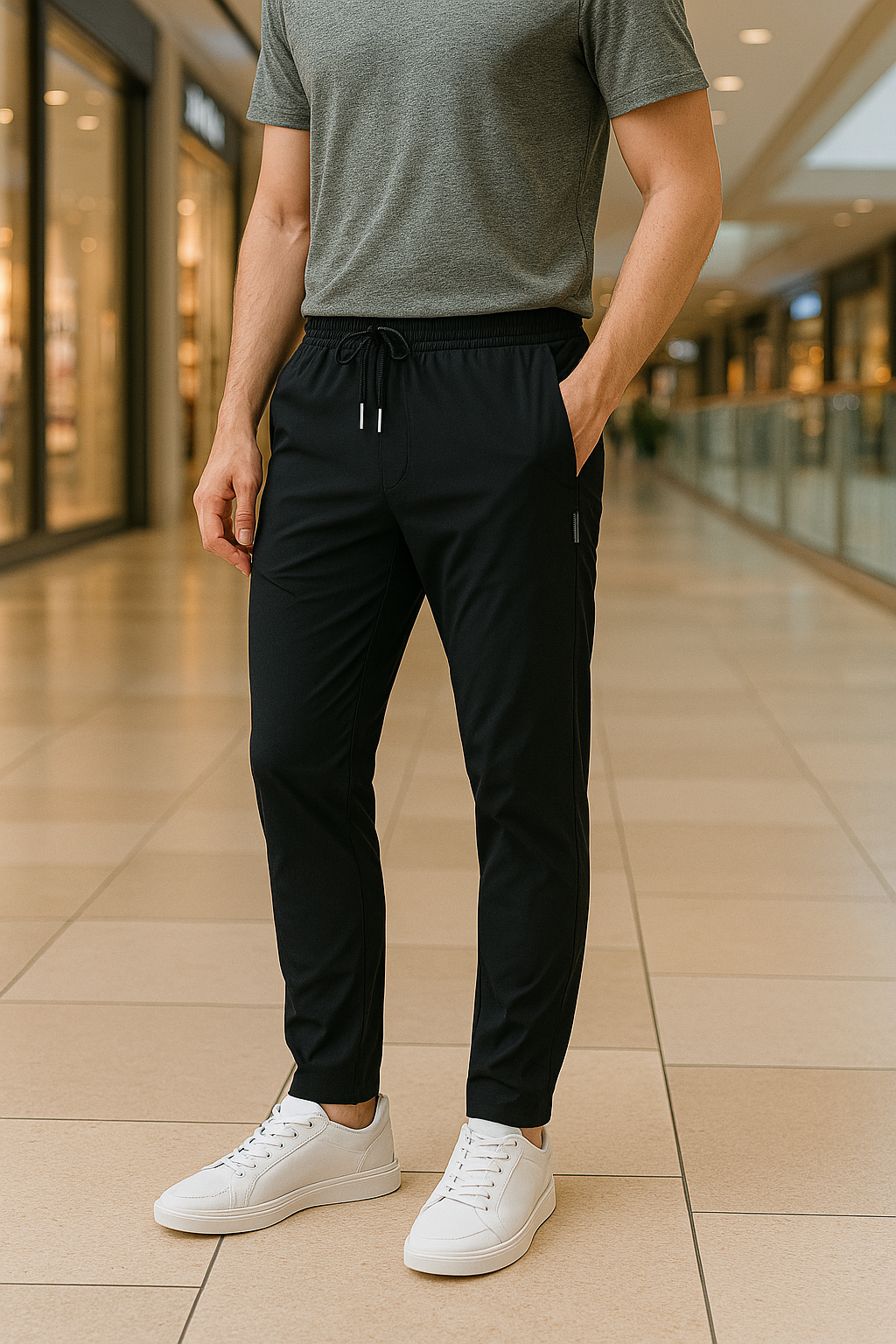 Pantalon léger coupe moderne décontracté soigné homme – Levroux