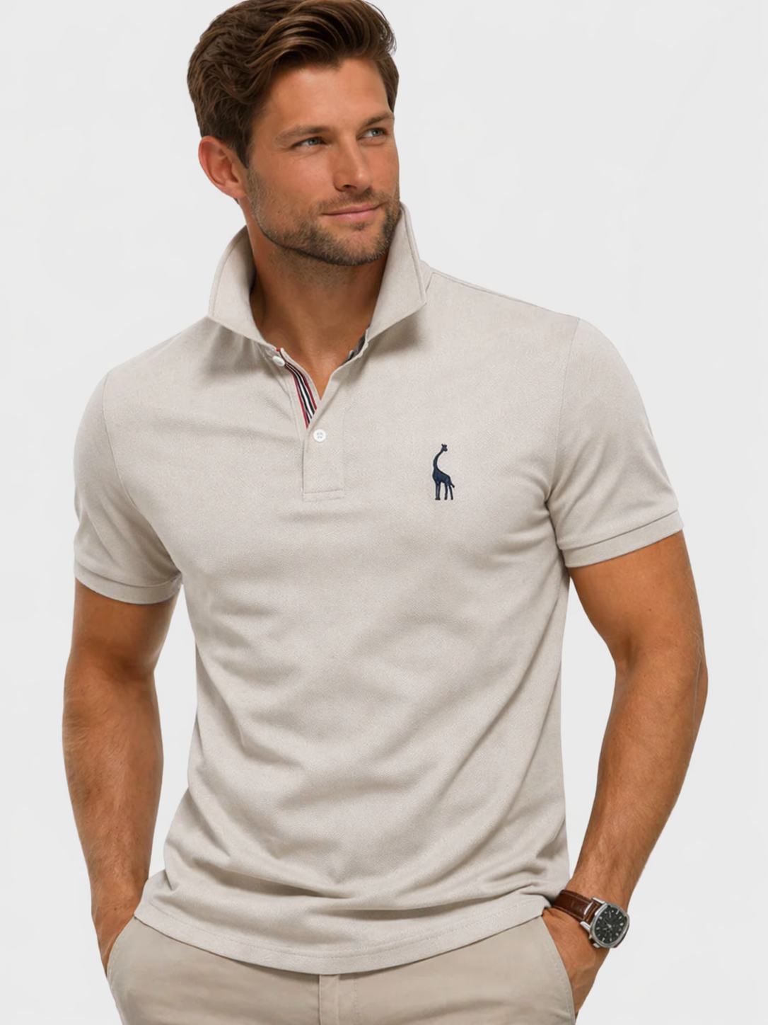 Polo d'été élégant respirant au style intemporel homme – Malaquais