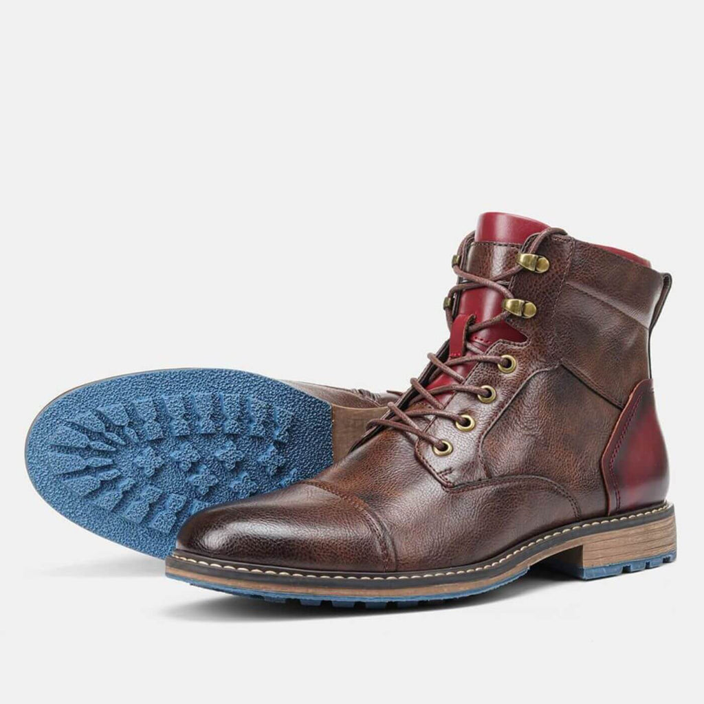 Bottines Oxford à lacets à la finition soignée homme – Coursegoules