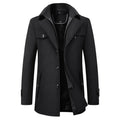 Manteau d'hiver structuré doublé chaud au style intemporel homme – Passy