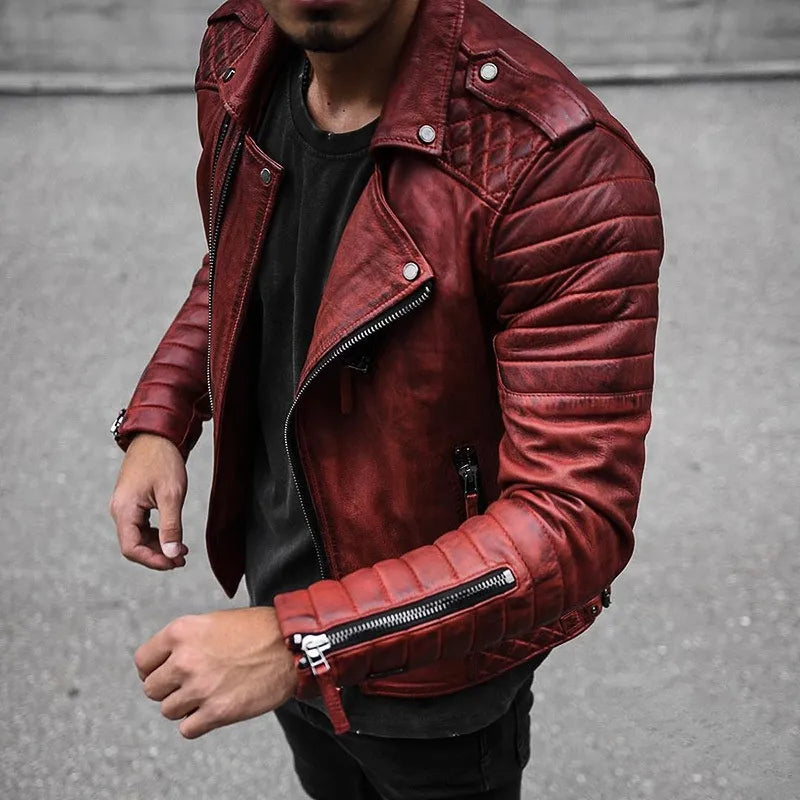 Veste en cuir de haute qualité durable et élégante homme – Sées
