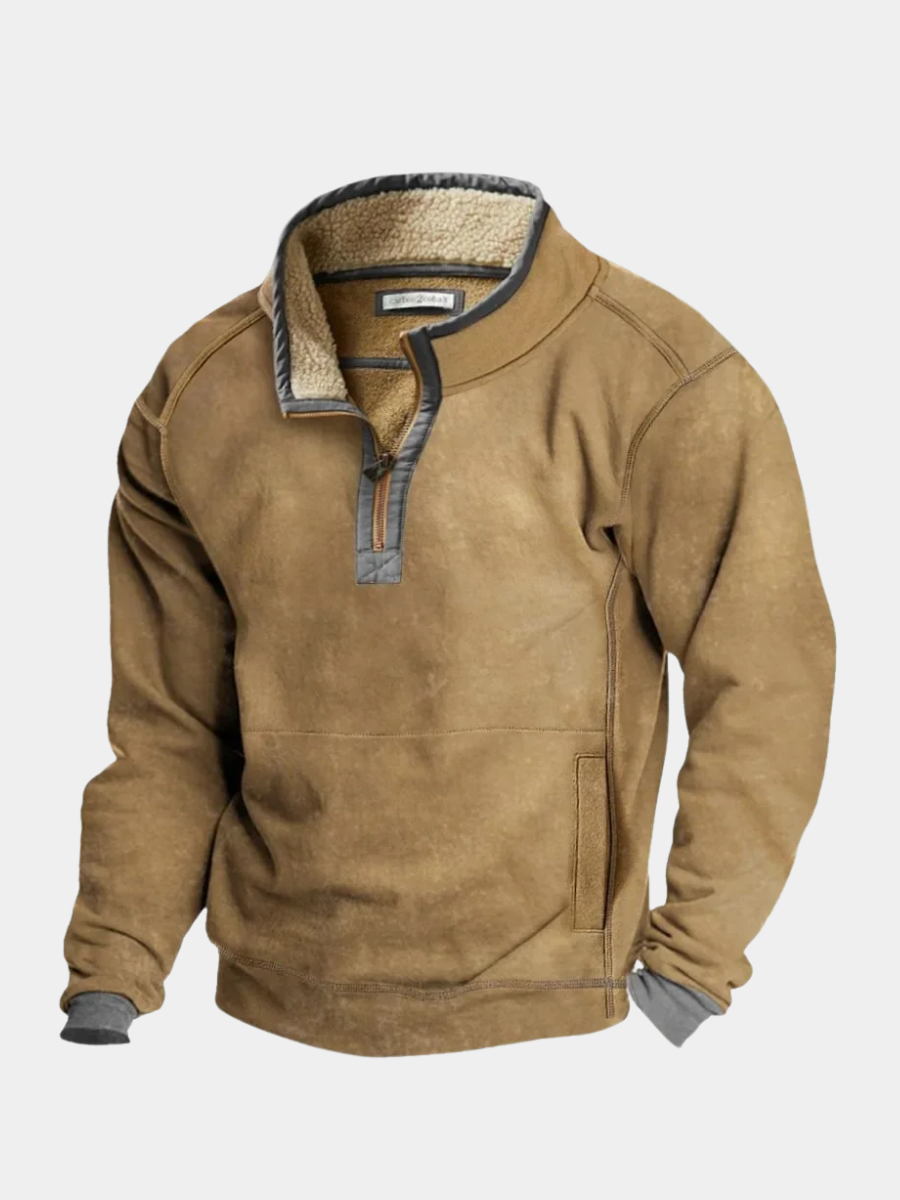 Chemise doublée molleton coupe décontractée