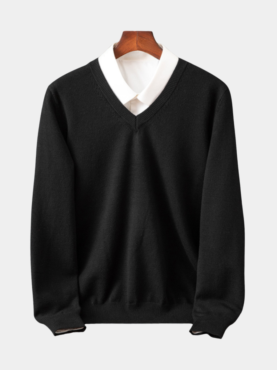 Pull en maille douce effet cachemire col rond homme – Quiberon