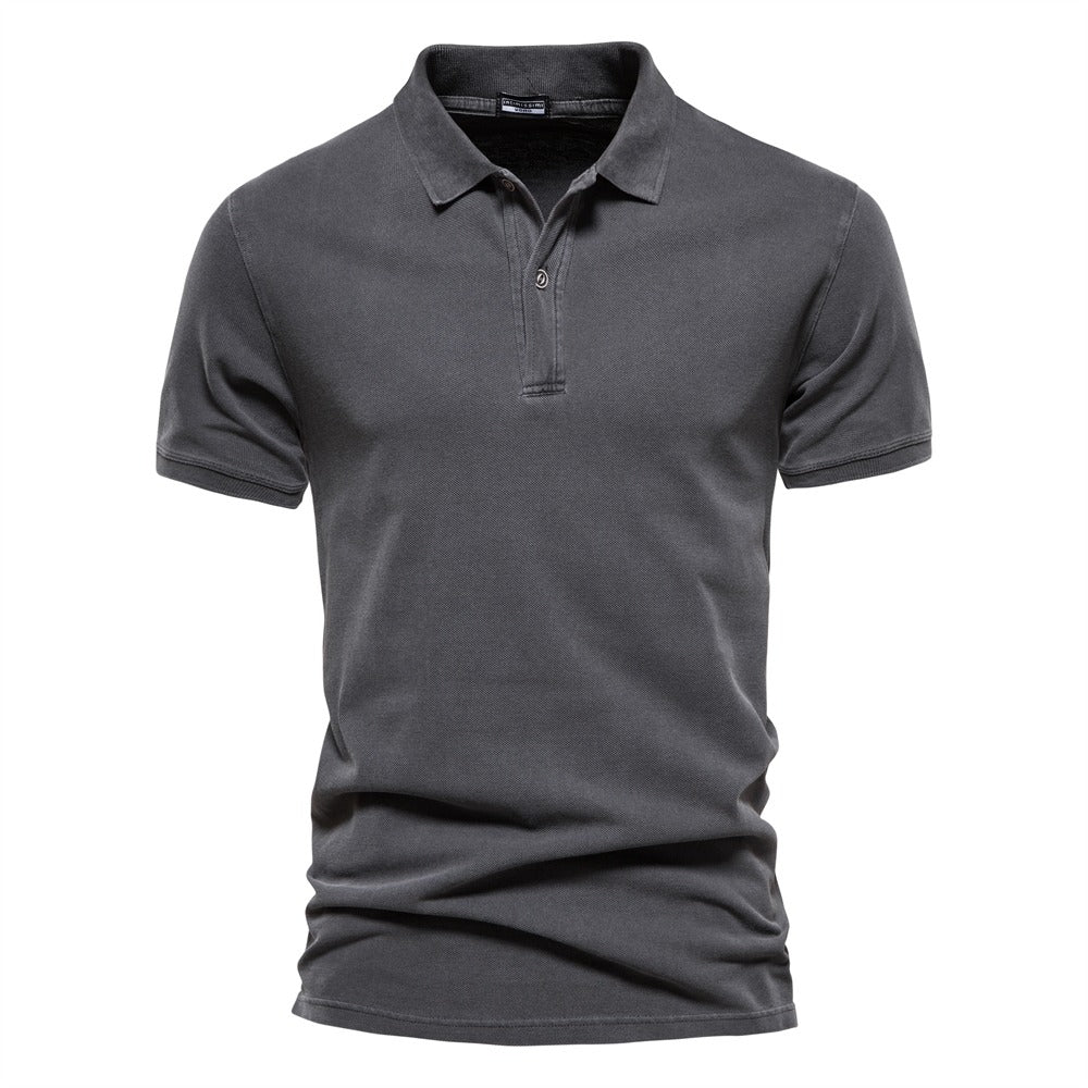 Polo à manches courtes coupe soignée finitions nettes classique homme – Gradignan