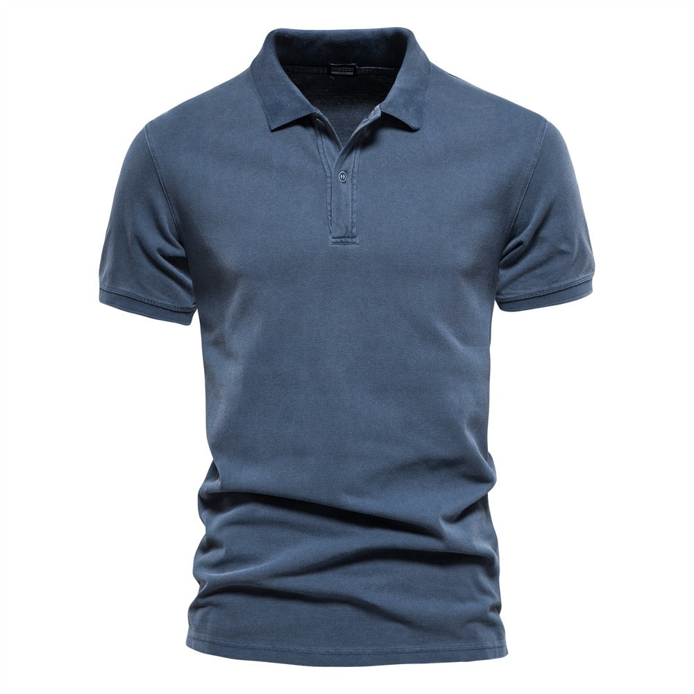 Polo à manches courtes coupe soignée finitions nettes classique homme – Gradignan