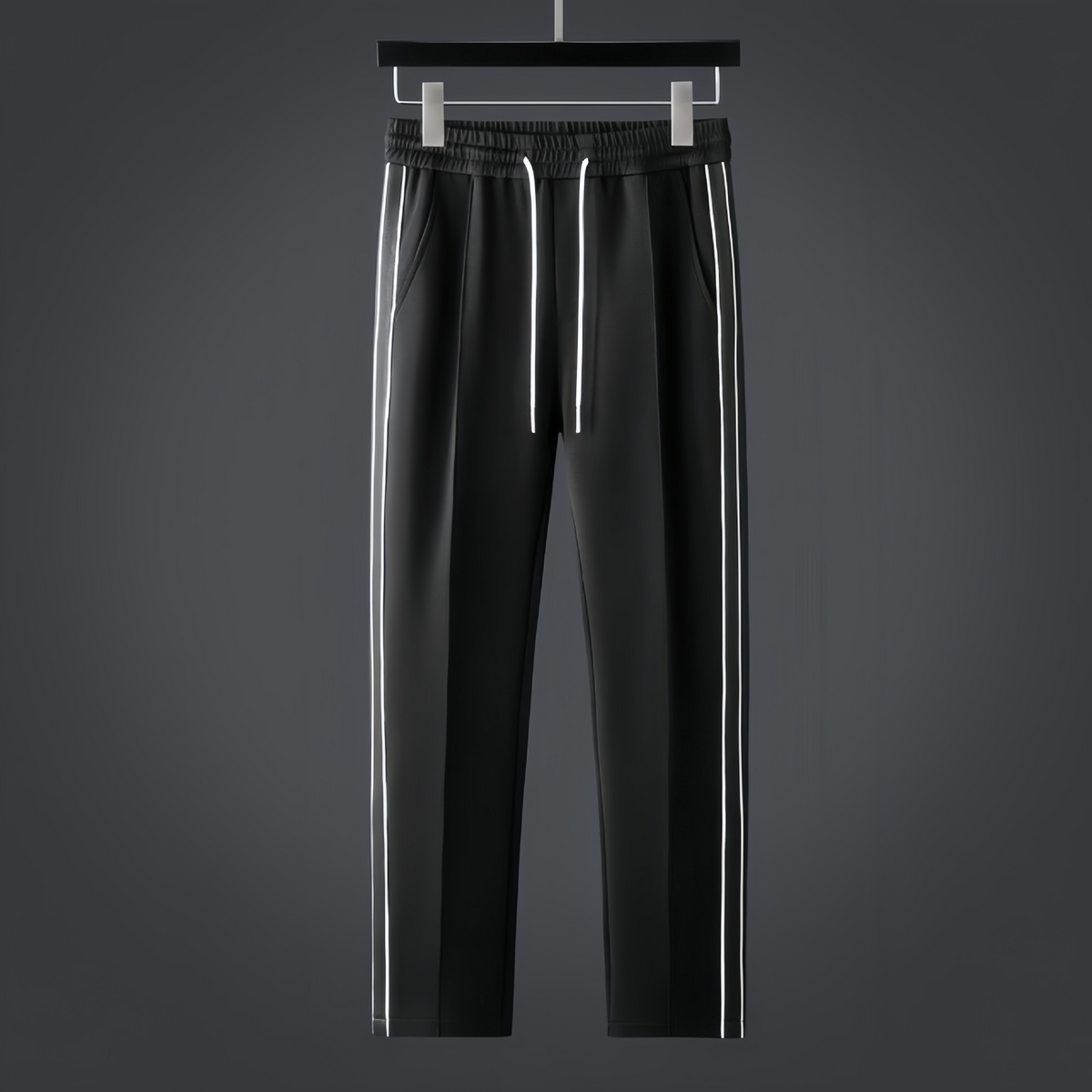Ensemble veste zippée et pantalon à bandes