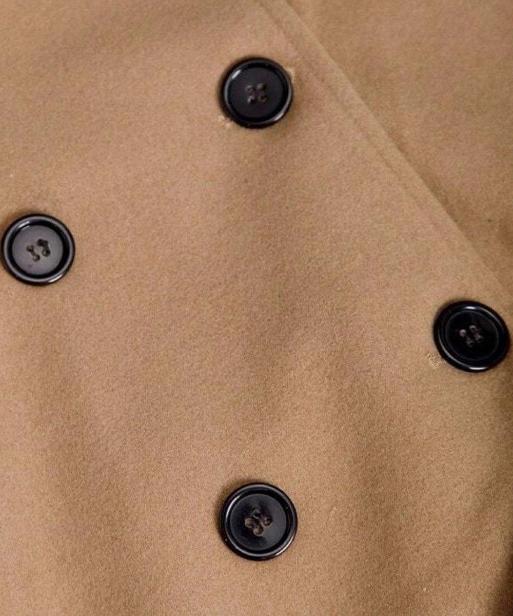 Manteau en laine à double boutonnage coupe élégante redéfinit l'assurance homme – Ruffec