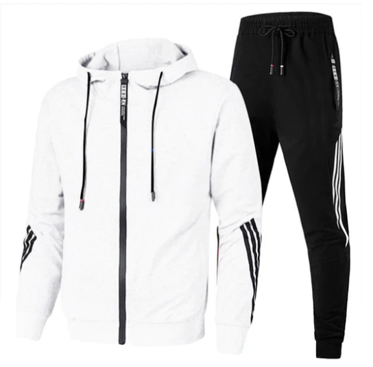 Survêtement sport coupe confortable veste et pantalon homme – Francueil